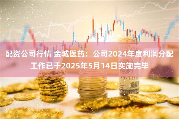 配资公司行情 金城医药：公司2024年度利润分配工作已于2025年5月14日实施完毕